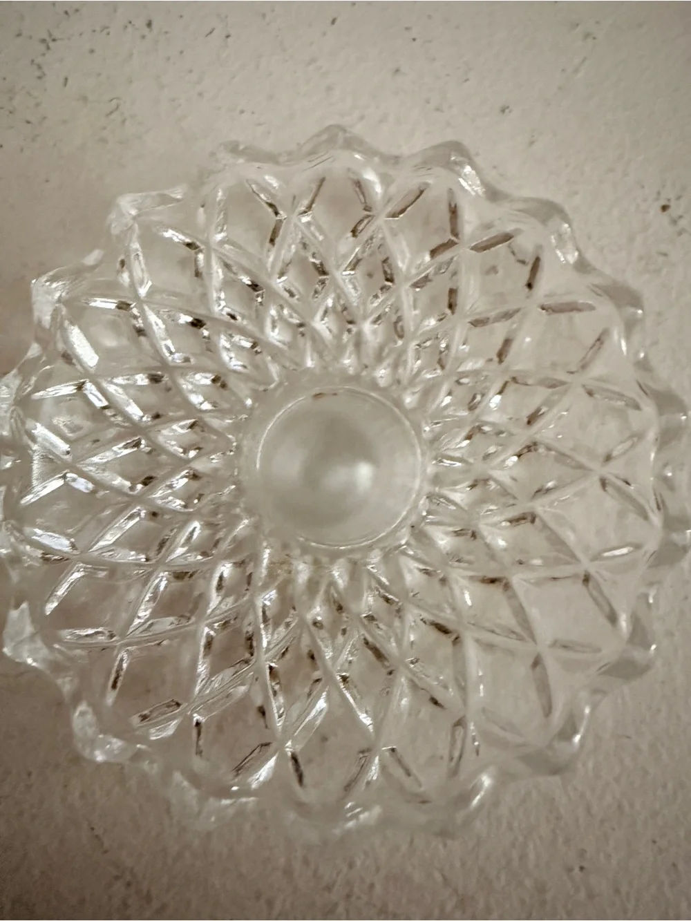 Source Unknown vintage clear